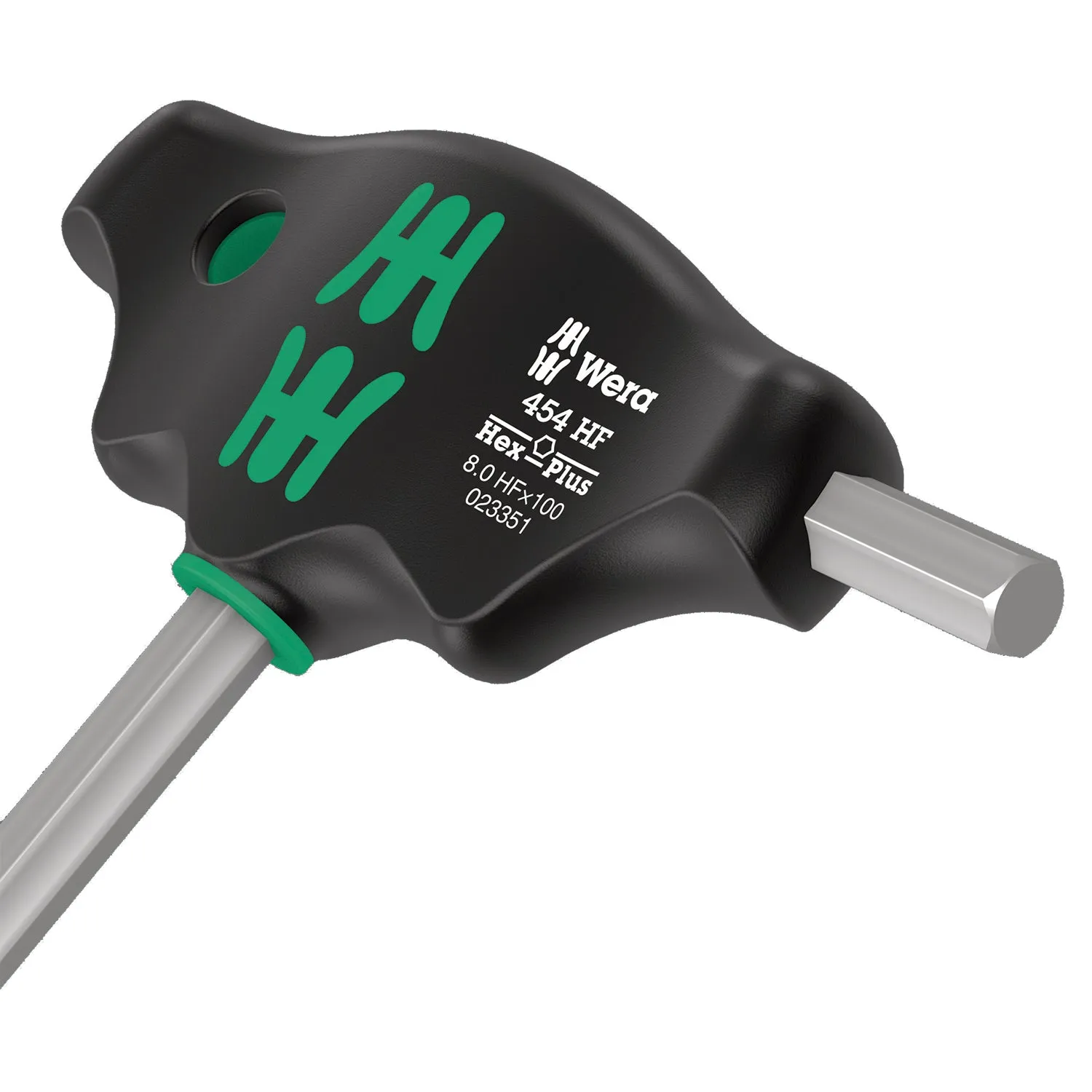Wera 454/7 HF Set 2 Screwdriver set T-handle Hex-Plus screwdrivers with holding function, 7 pieces