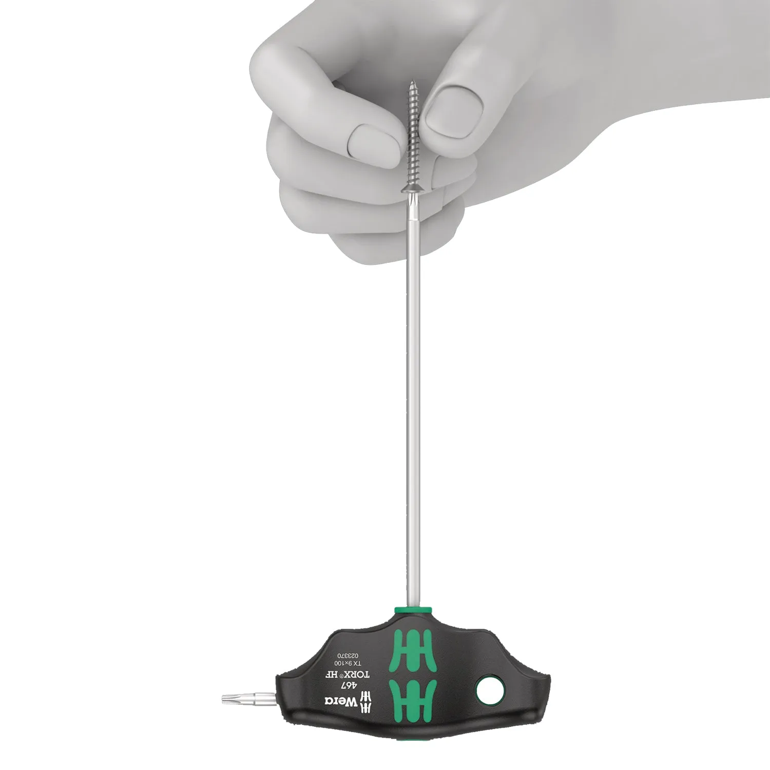 Wera 467 TORX HF T-handle screwdriver with holding function, TX 27 x 200 mm