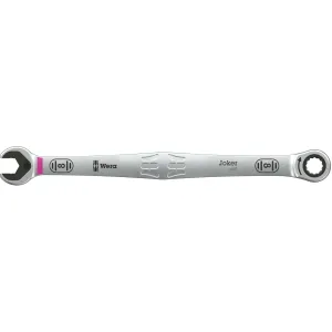 Wera 6007 Joker SB Ring Ratchet Spanner, Long Design, 8 x 180 mm