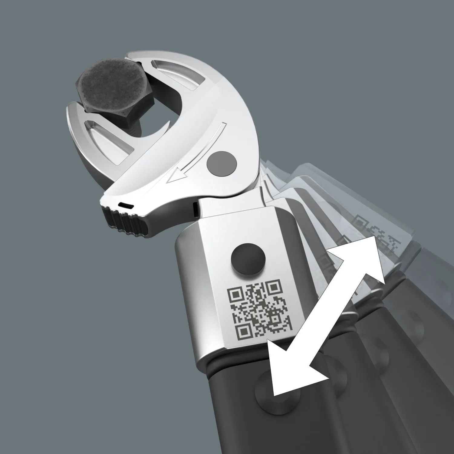 Wera 7870 Joker S Self-Setting Insert Spanner for Wrench Size 10 - 13 mm, Mounting 9 x 12 mm