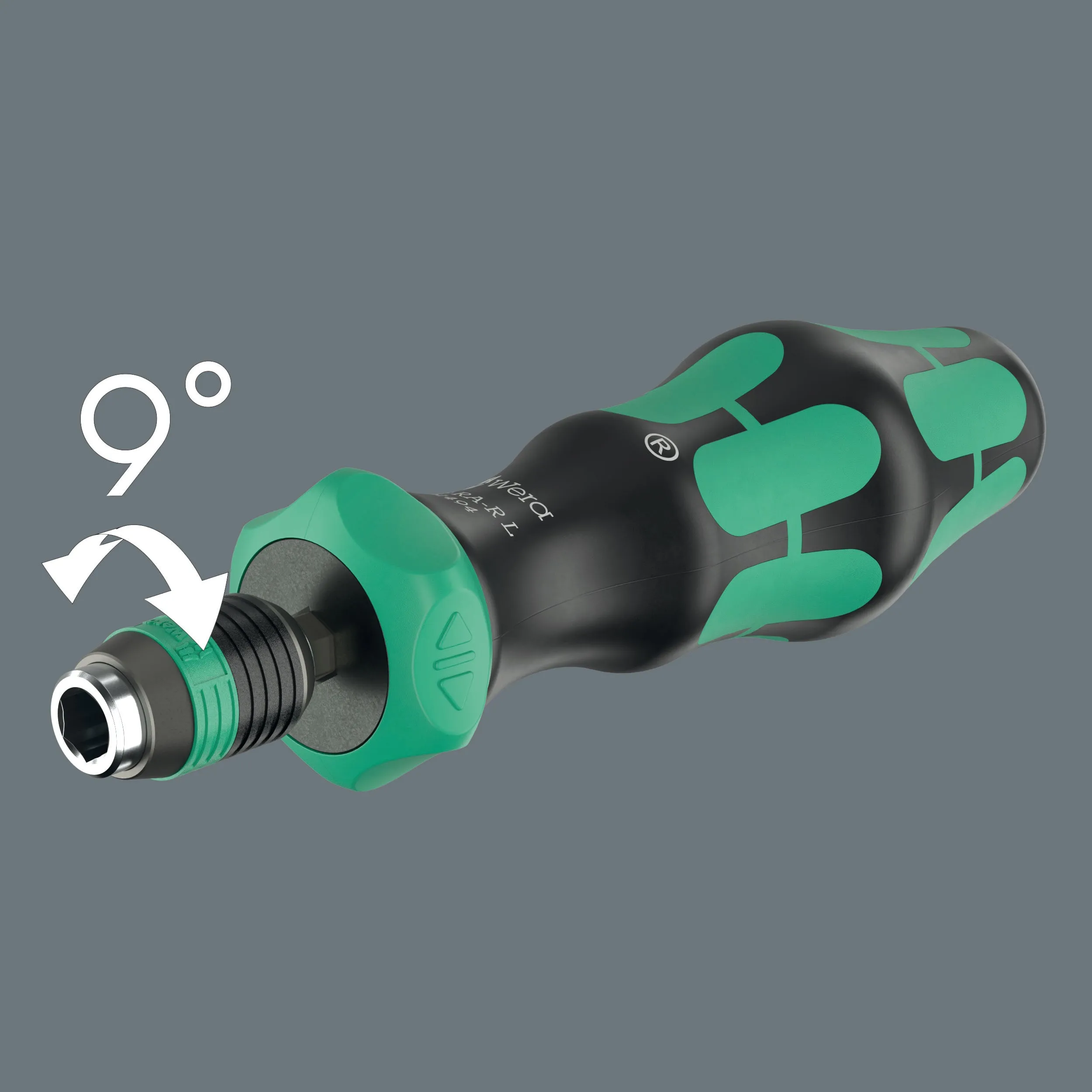 Wera 838 RA-R L Bitholding screwdriver with ratchet functionality, 1/4"