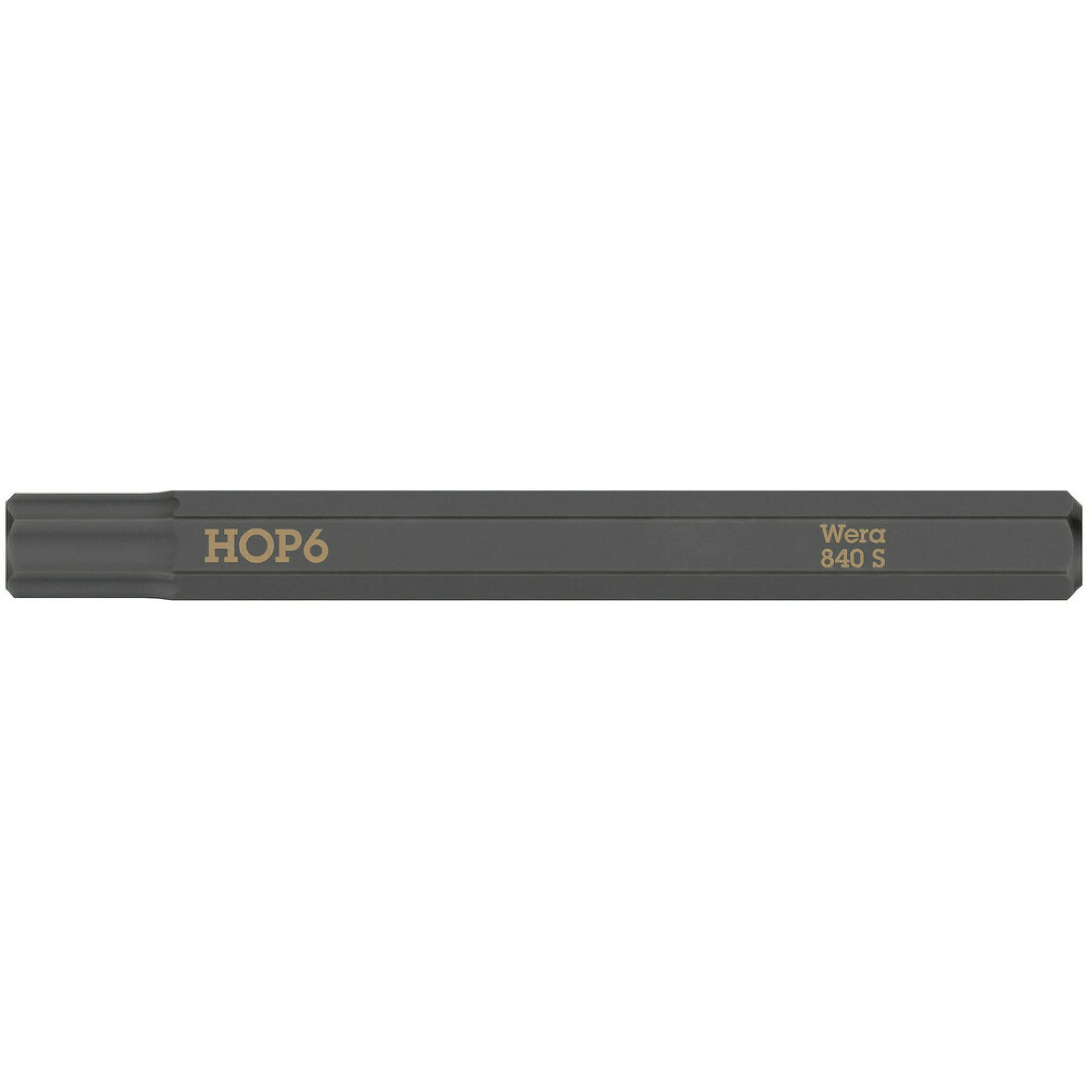 Wera 840 S Hex-Plus bits for impact screwdrivers, 4 x 70 mm
