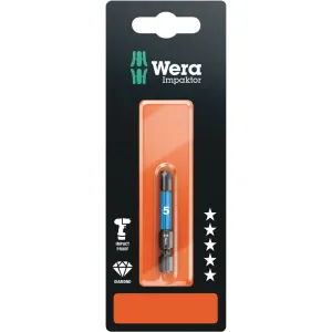Wera 840/4 IMP DC Impaktor bits SB, 4 x 50 mm