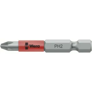 Wera 853/4 ACR SL bits with sleeve, magnetized, PH 2 x 50 mm