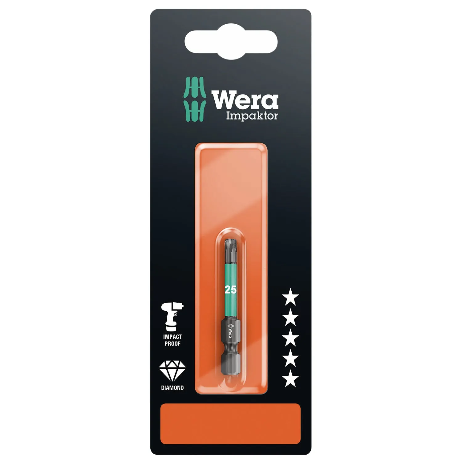 Wera 867/4 IMP DC SB Impaktor bits, TX 40 x 50 mm