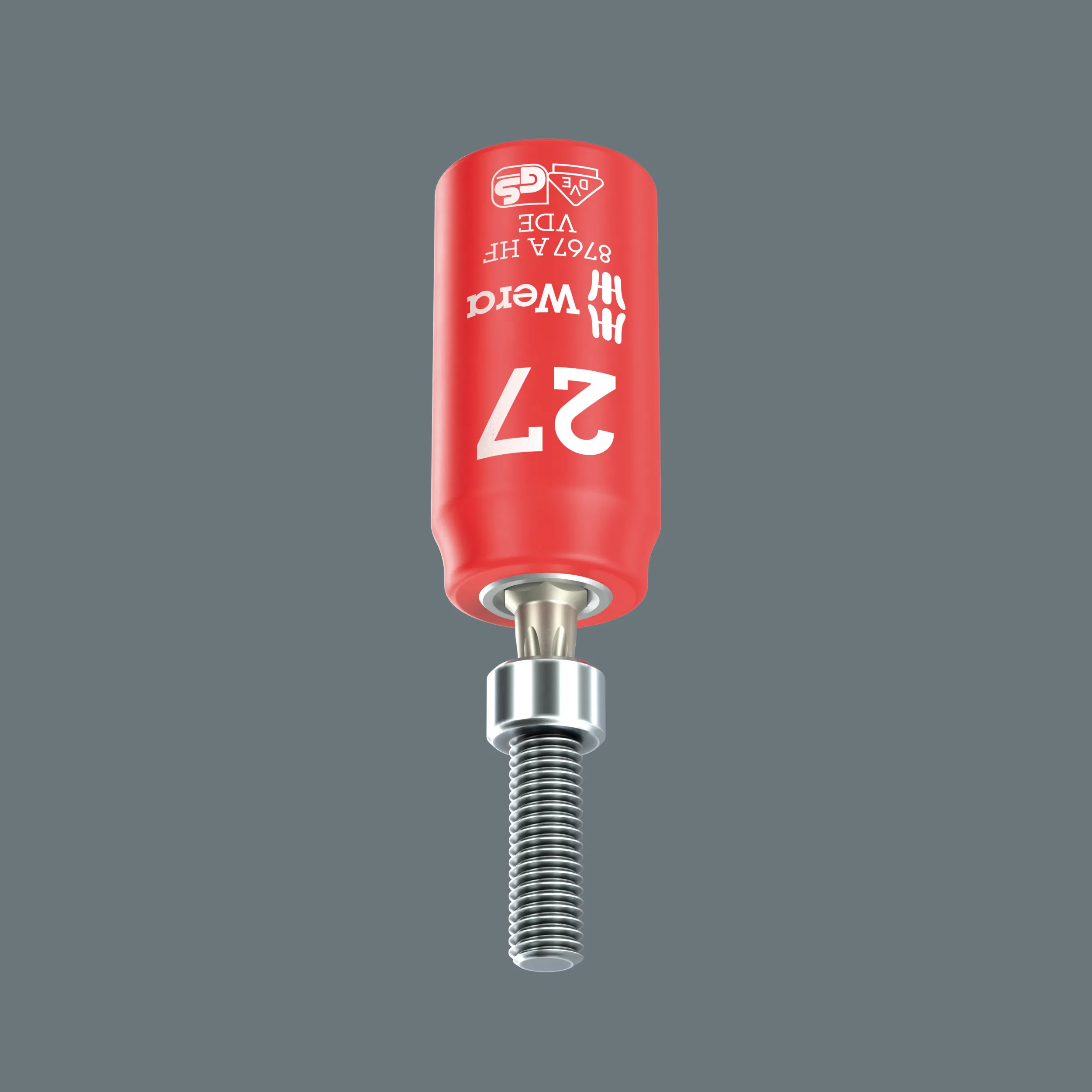 Wera 8767 A VDE HF TORX Zyklop Bit socket, insulated, with 1/4" drive, with holding function, T30