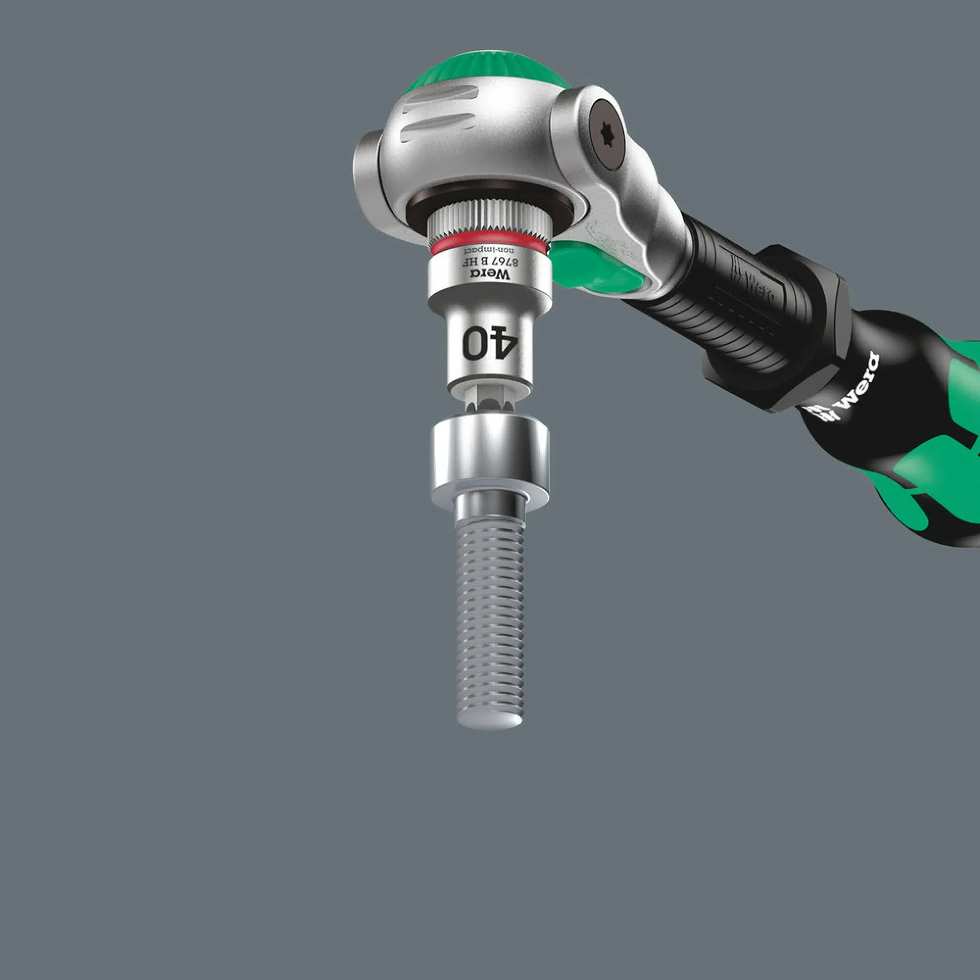 Wera 8767 B HF TORX Zyklop bit socket with holding function, 3/8" drive, TX 50 x 38.5 mm
