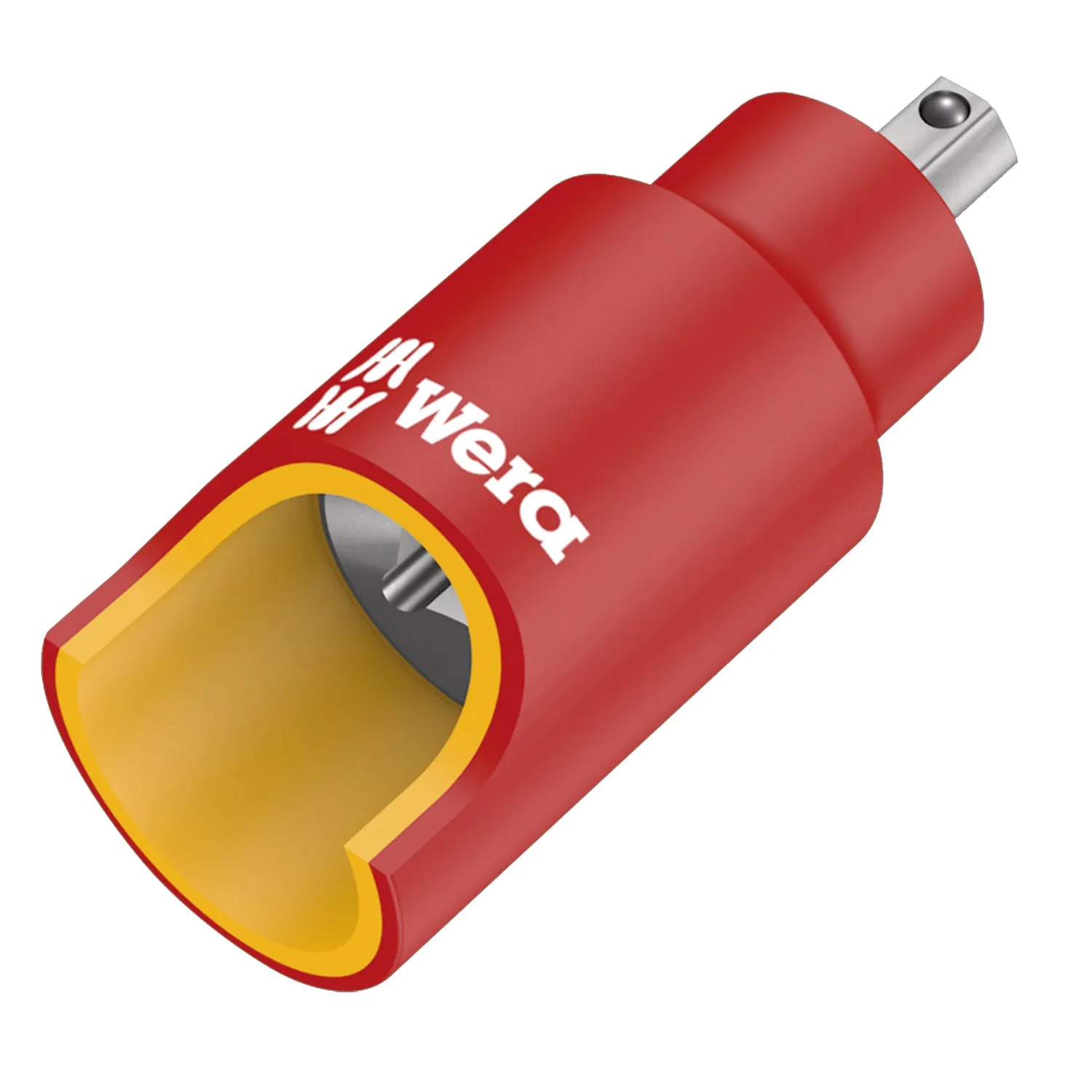 Wera 8767 B VDE HF TORX Zyklop bit socket, insulated, with holding function, 3/8" drive, TX 20 x 55 mm