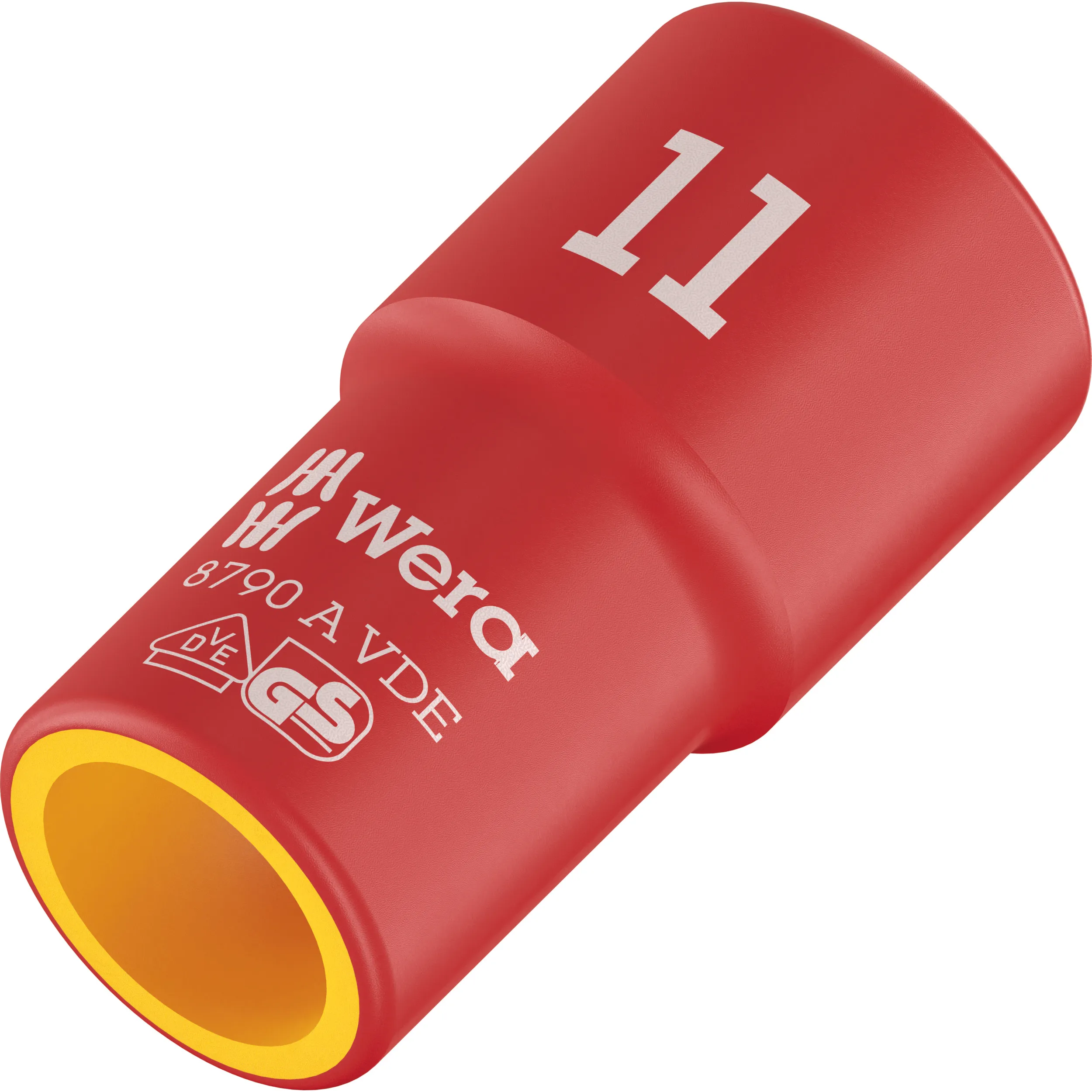 Wera 8790 A VDE Zyklop Socket, insulated, with 1/4" drive, 4mm