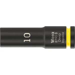 Wera 8790 B Impaktor Deep Socket with 3/8" drive, 10 mm