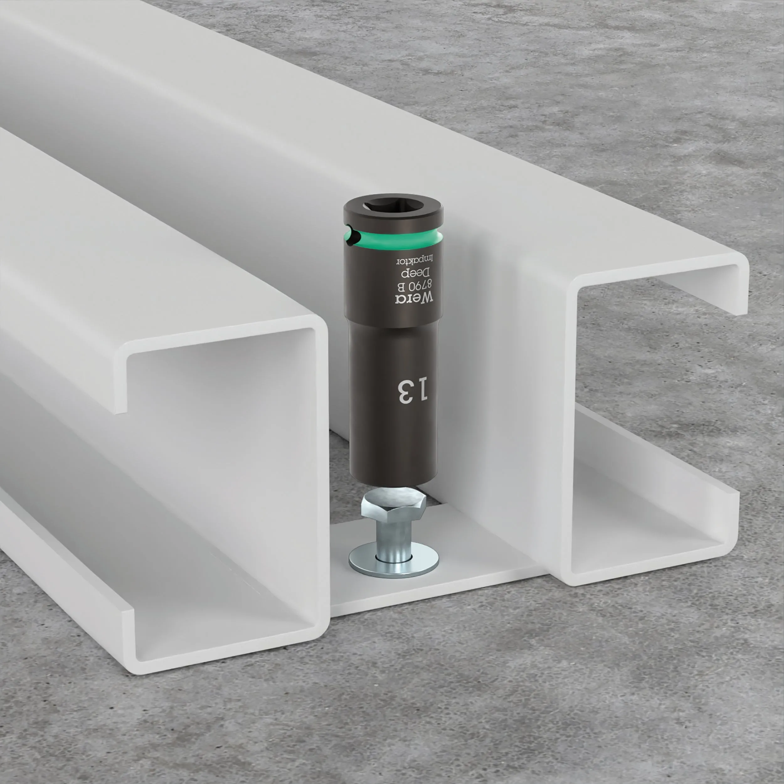 Wera 8790 B Impaktor Deep Socket with 3/8" drive, 24 mm