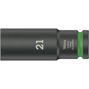 Wera 8790 C Impaktor Deep socket with 1/2" drive, 27 x 83 mm