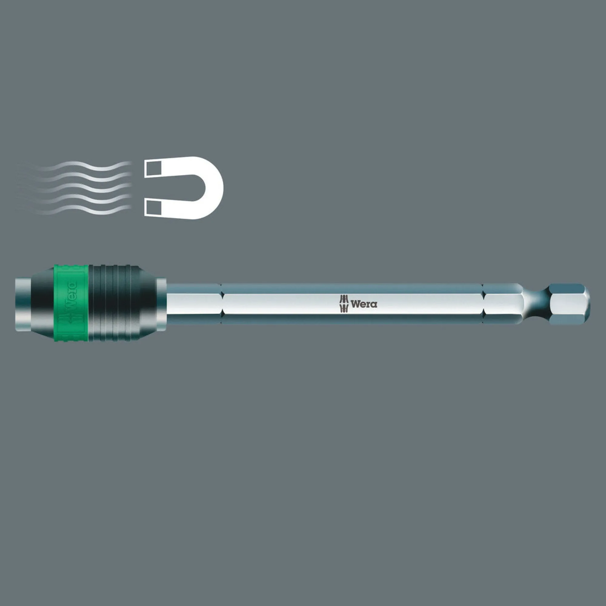 Wera 889/4 R Rapidaptor Universal Bit Holder, 1/4" x 100 mm