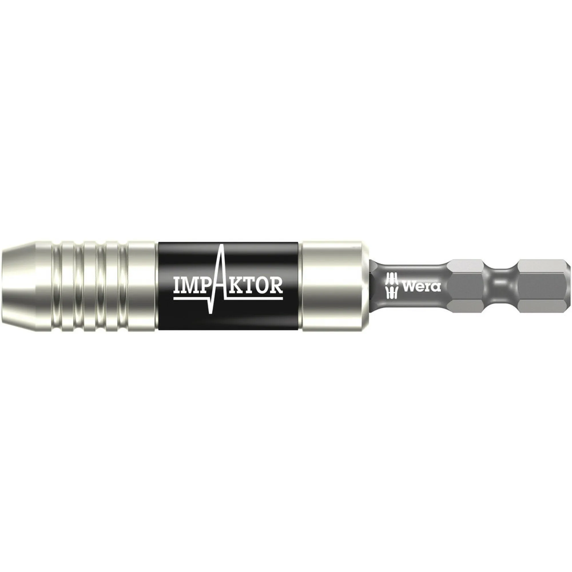 Wera 897/4 IMP Impaktor holder with retaining ring and magnet, 1/4" x 75 mm