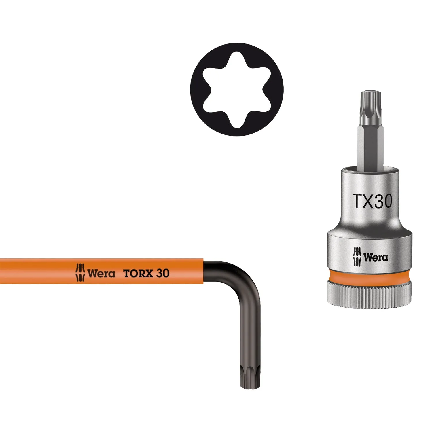 Wera 967 SXL HF TORX L-key Multicolour with holding function, long, TX 10 x 112 mm