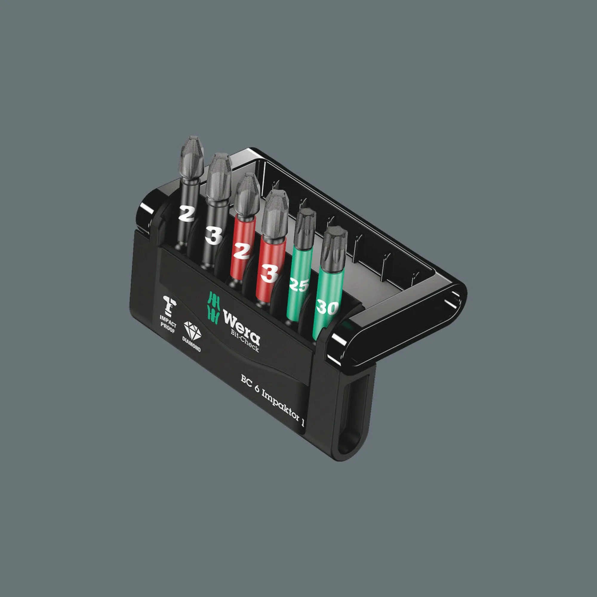 Wera Bit-Check 6 Impaktor 2, 6 pieces