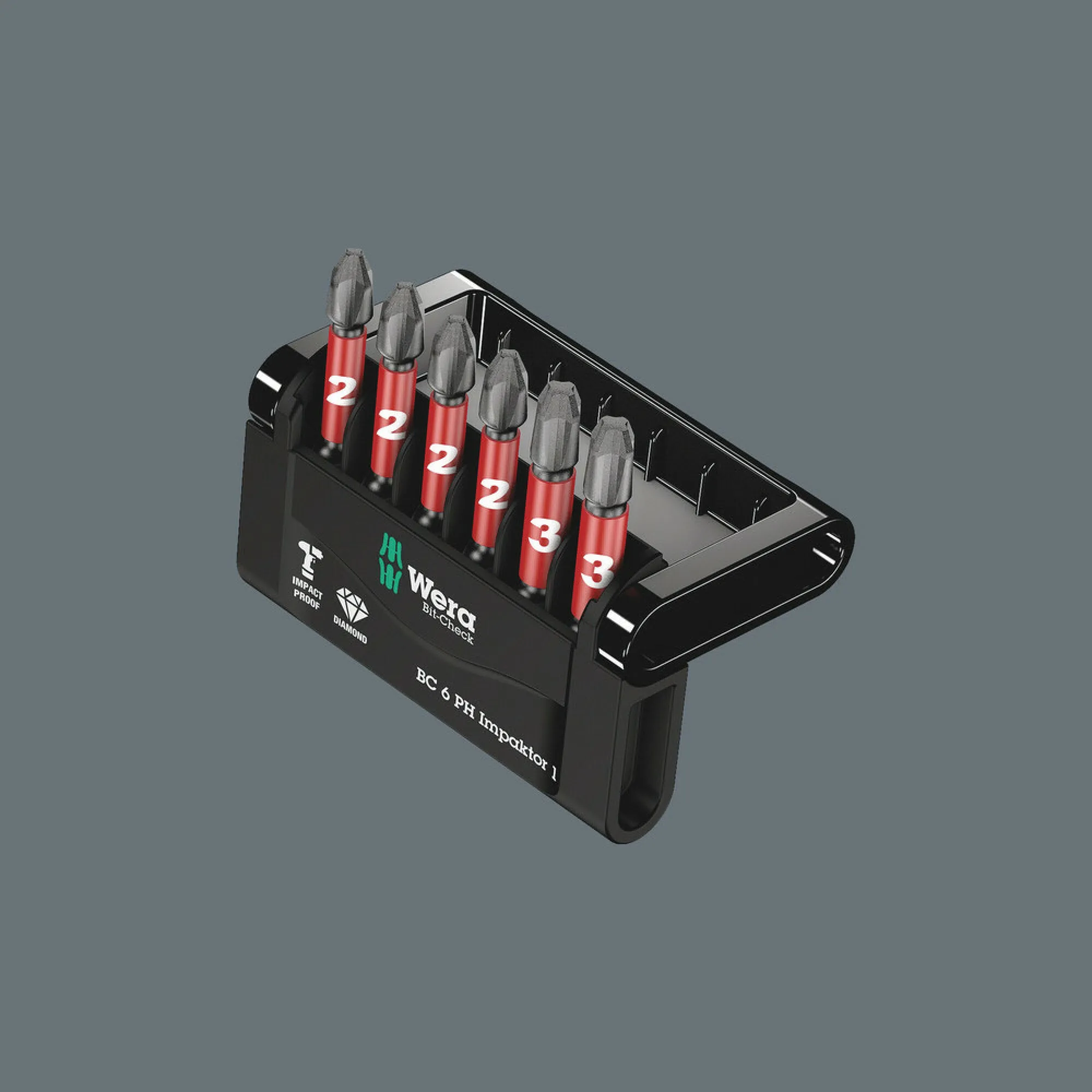 Wera Bit-Check 6 PH Impaktor 1, 6 pieces
