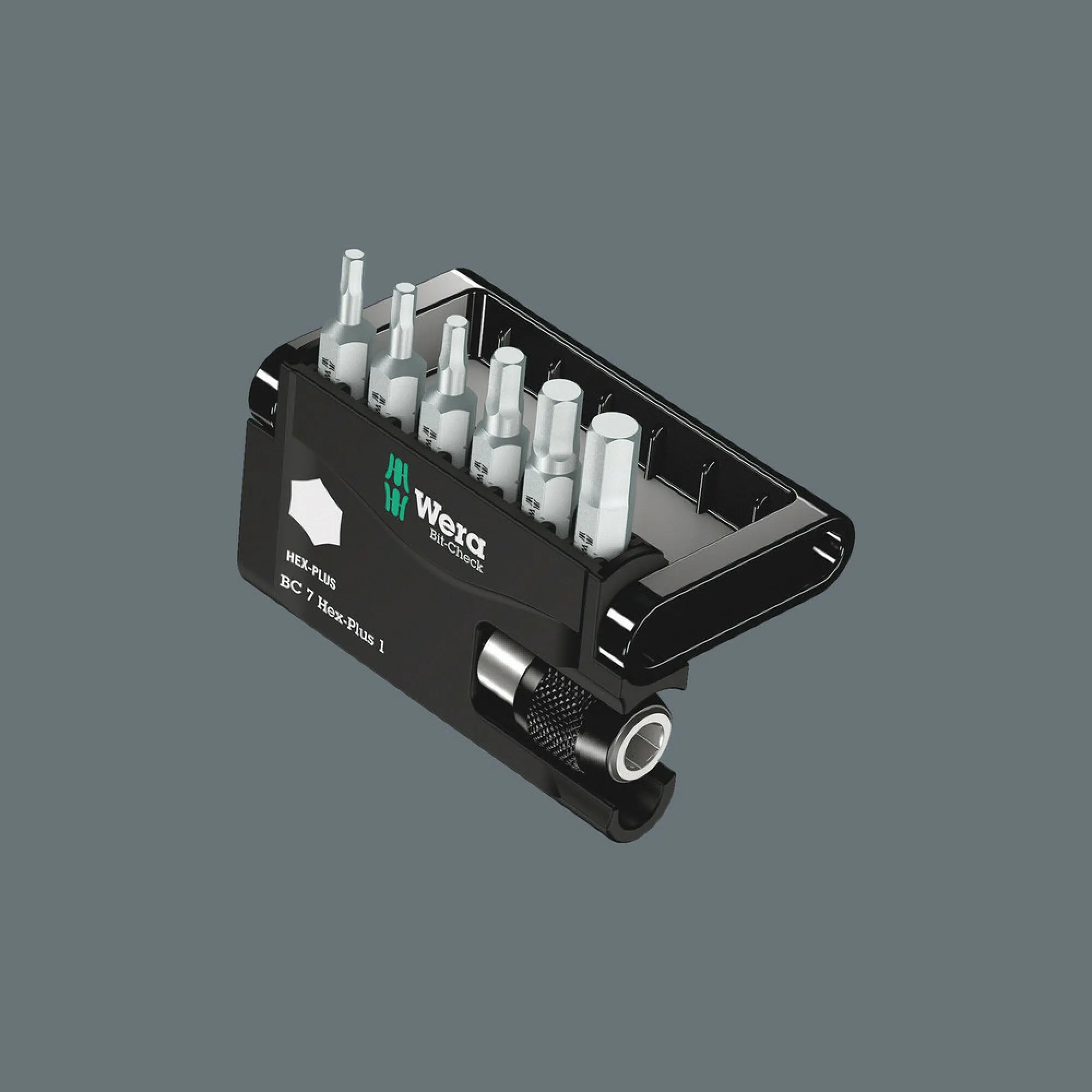 Wera Bit-Check 7 Hex-Plus 1, 7 pieces