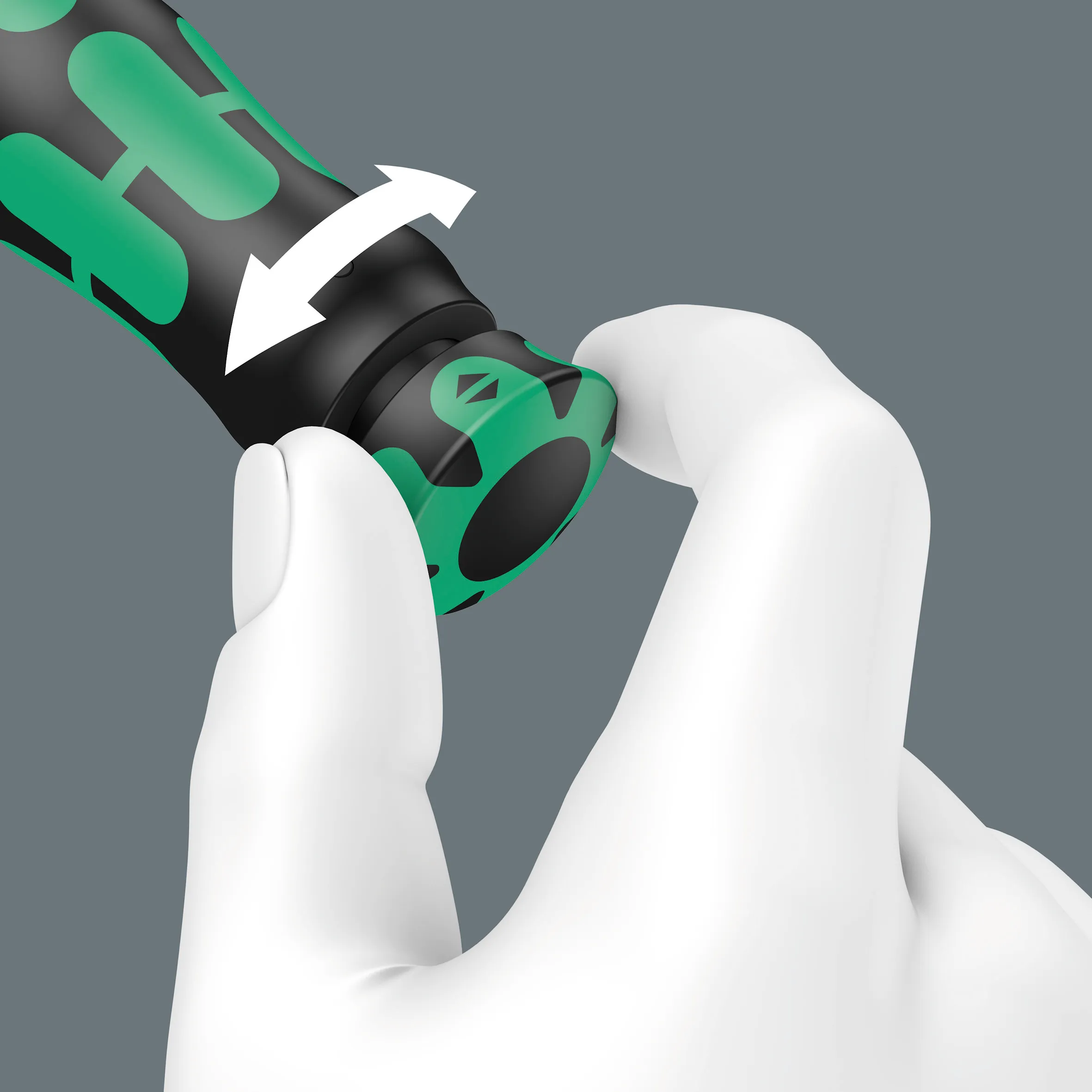 Wera Click-Torque Lock A 5 R/L Torque wrench, adjustable, Torque Lock function, square head insert (1/4"), clockwise/counterclockwise torque operation, 2.5-25 Nm