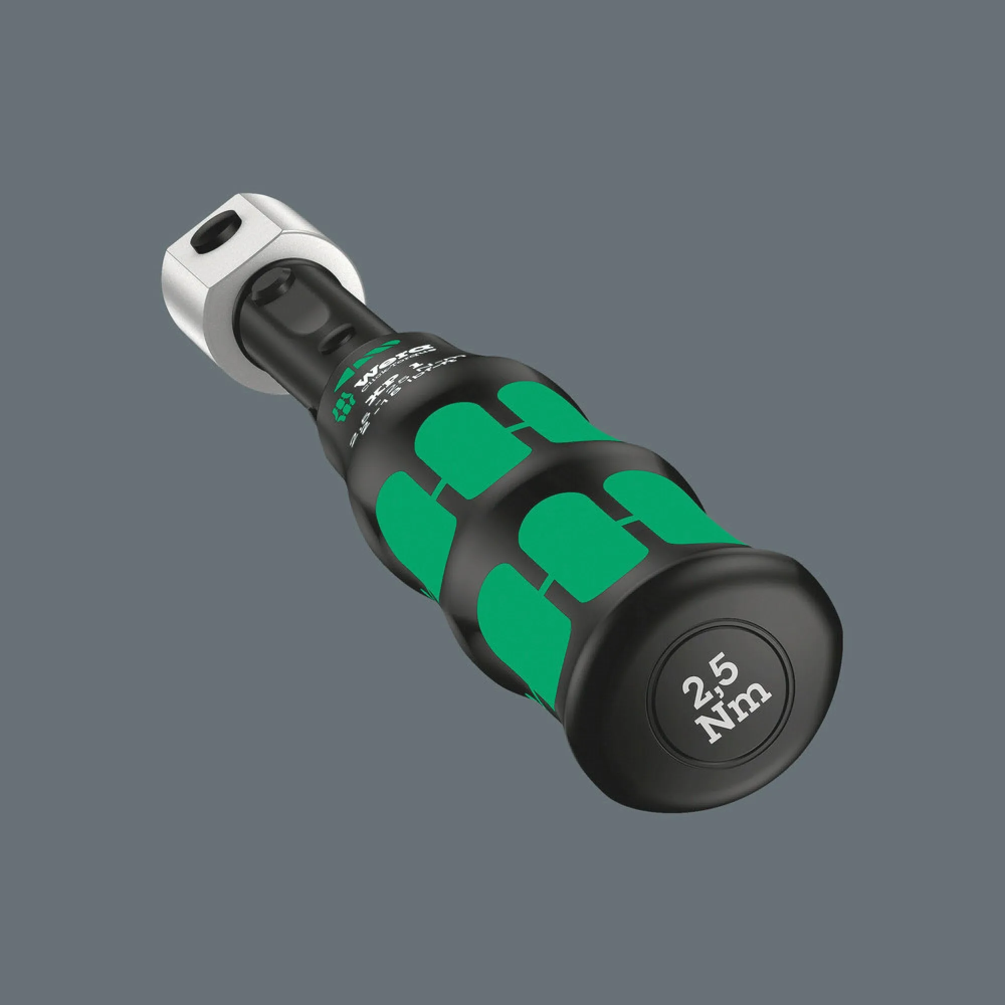 Wera Click-Torque XP 1 pre-set adjustable torque wrench for insert tools, 2.5-25 Nm, 2.5 Nm, 9x12 x 2.5 Nm x 2.5-25 Nm
