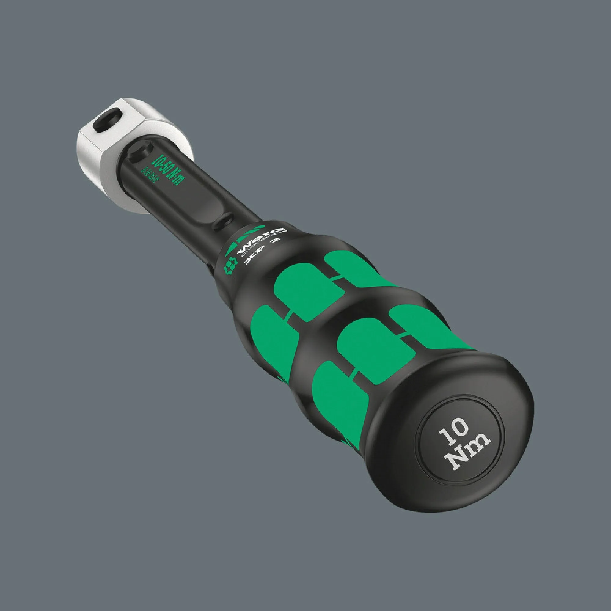 Wera Click-Torque XP 2 pre-set adjustable torque wrench for insert tools, 10-50 Nm, 10 Nm, 9x12 x 10.0 Nm x 10-50 Nm