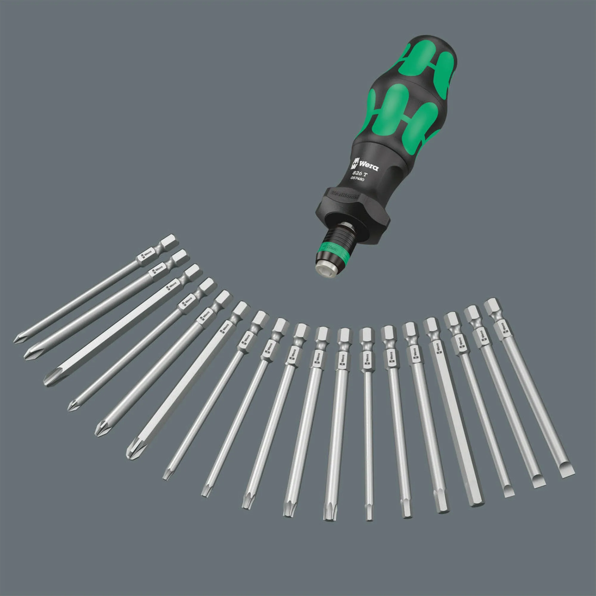 Wera Kraftform Kompakt Turbo Imperial 1, 19 pieces