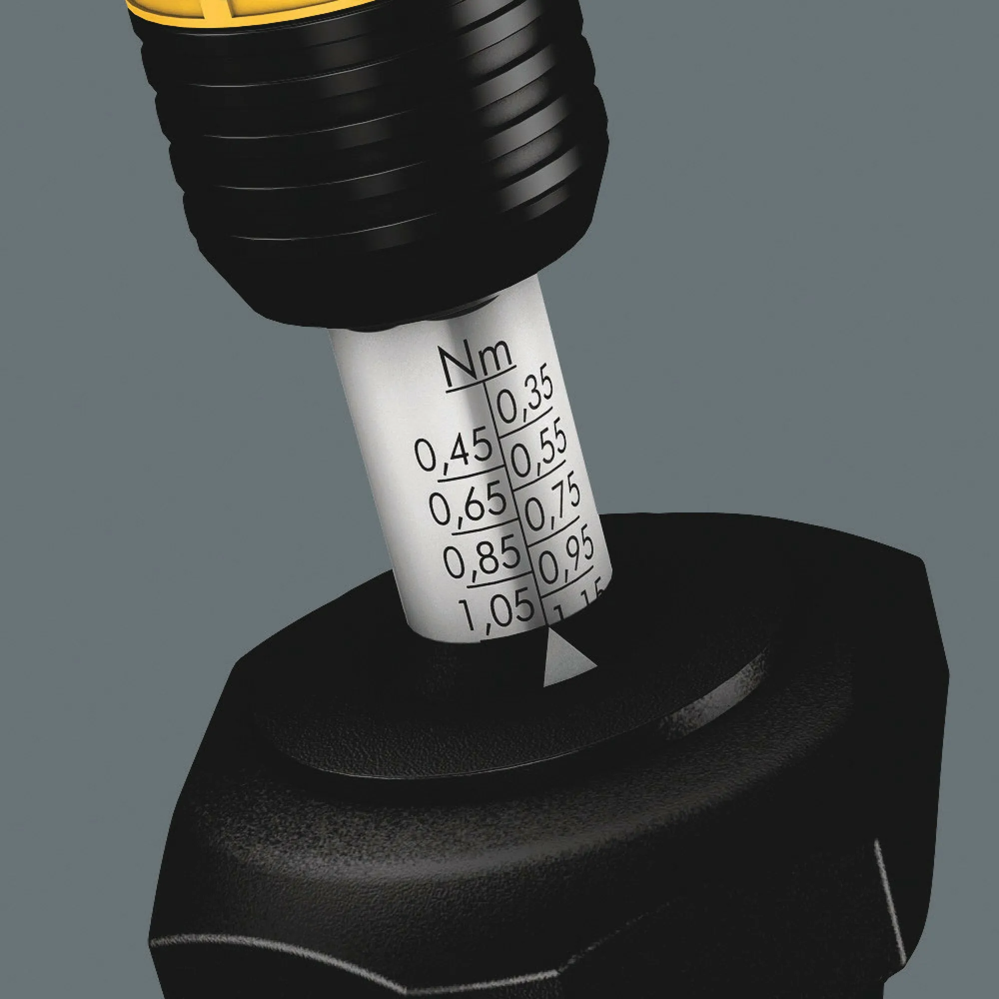Wera Series 7400 Kraftform ESD adjustable torque screwdrivers (0.1-3.0 Nm) with Rapidaptor quick-release chuck, 7440 ESD x 0.3-1.2 Nm