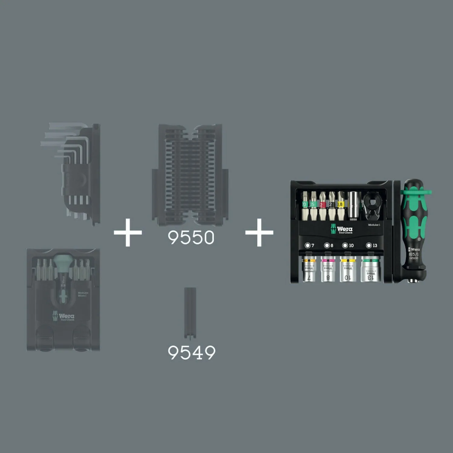 Wera Tool-Check Modular 1, 21 Pc.