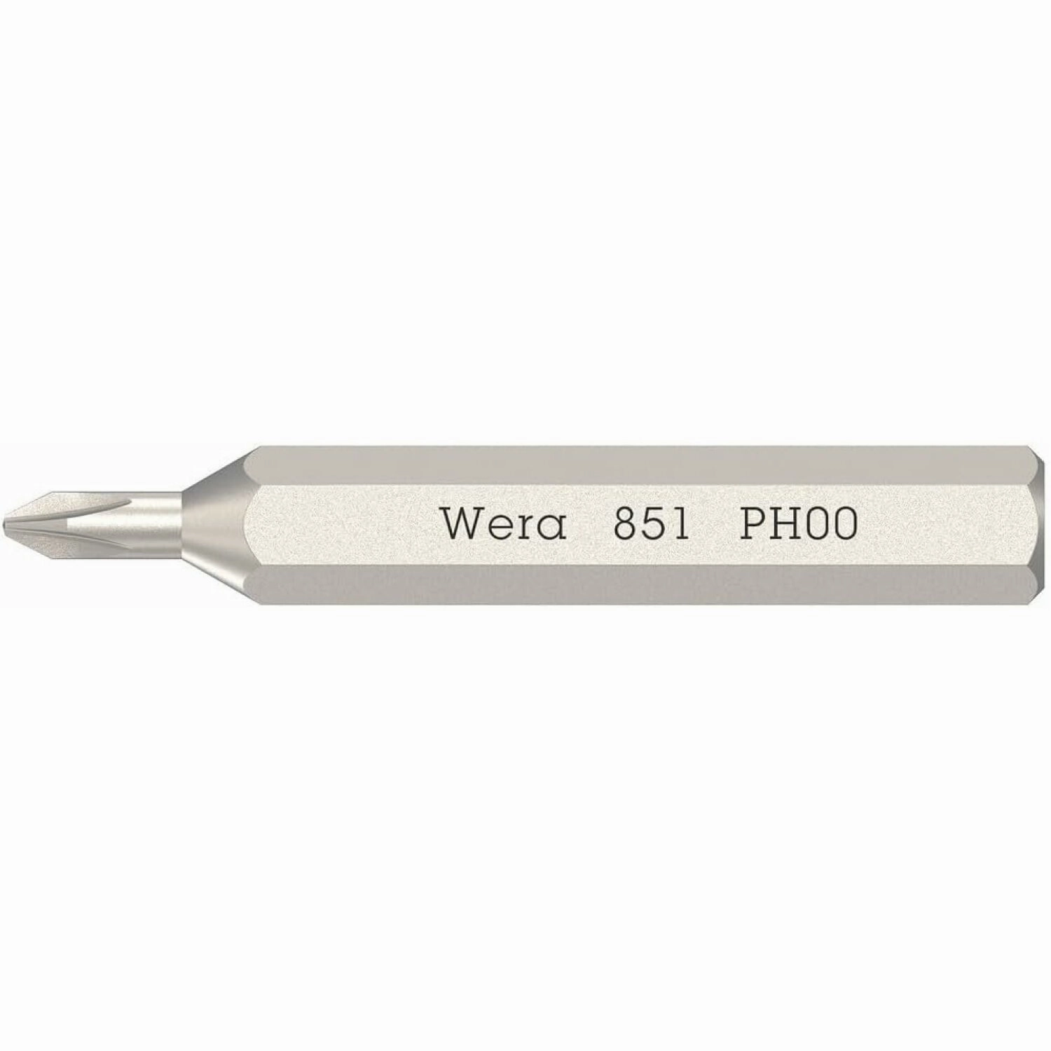 Wera 851/0 Micro Bits for Phillips Screws, PH00 x 30 mm