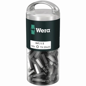Wera 867/1 TORX DIY 100, TX 10 x 25 mm, 100 pieces
