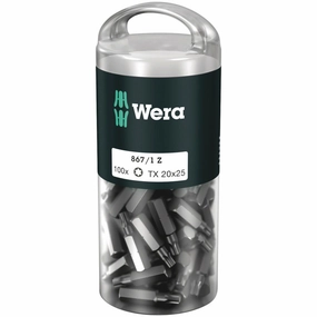 Wera 867/1 TORX DIY 100, TX 25 x 25 mm, 100 pieces