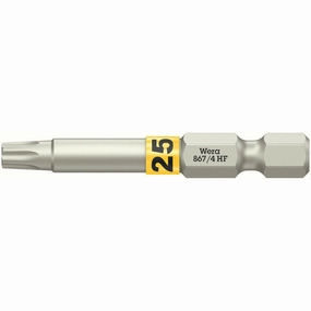 Wera 867/4 TORX HF Bits with holding function, TX 10 x 50 mm