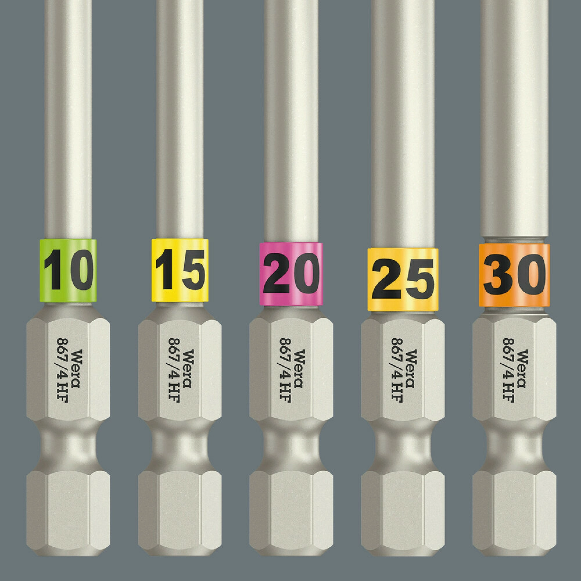 Wera 867/4 TORX HF Bits with holding function, TX 10 x 50 mm