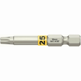 Wera 867/4 TORX HF Bits with holding function, TX 15 x 89 mm
