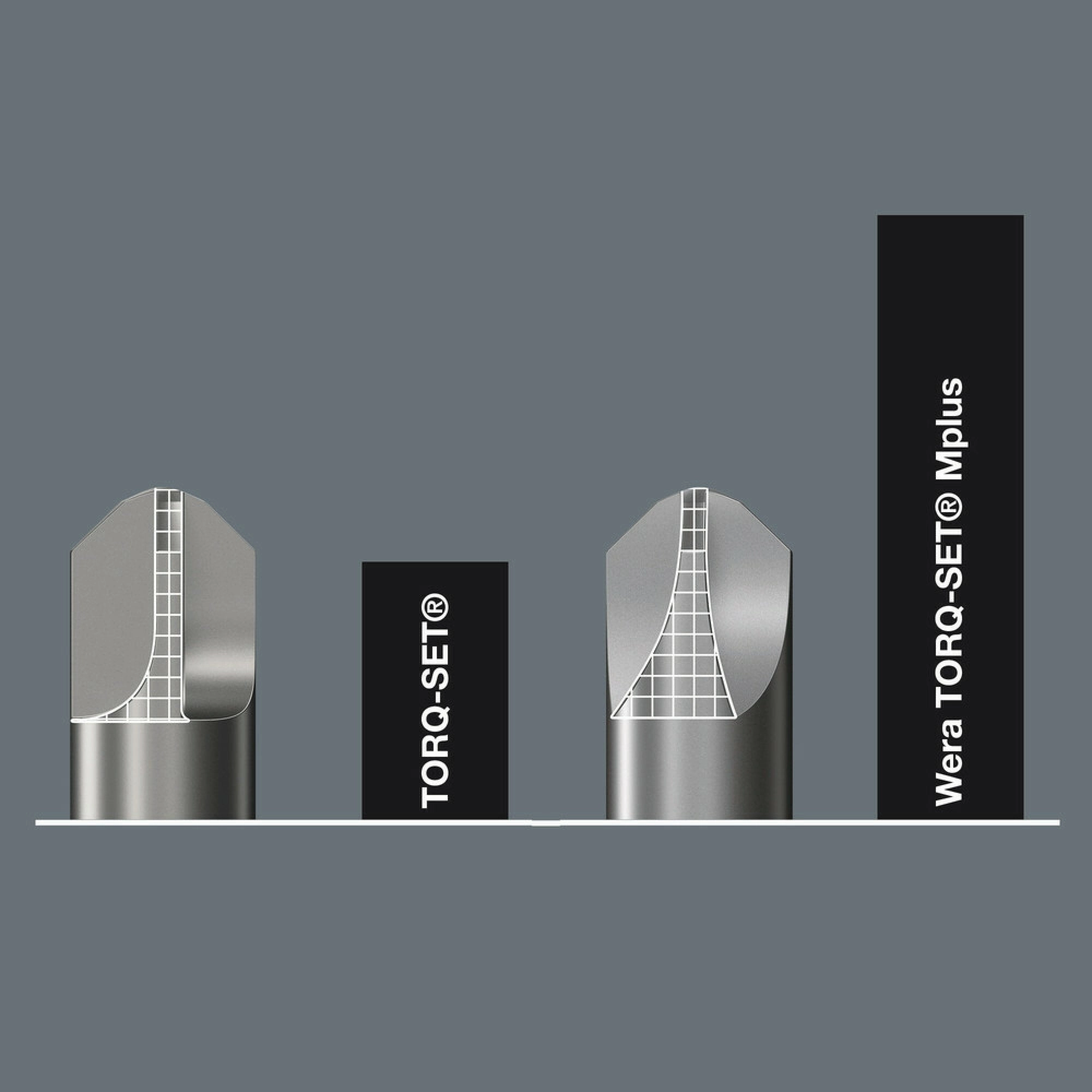 Wera 871/1 TORQ-SET Mplus bits, 25 mm, 6 x 25 mm