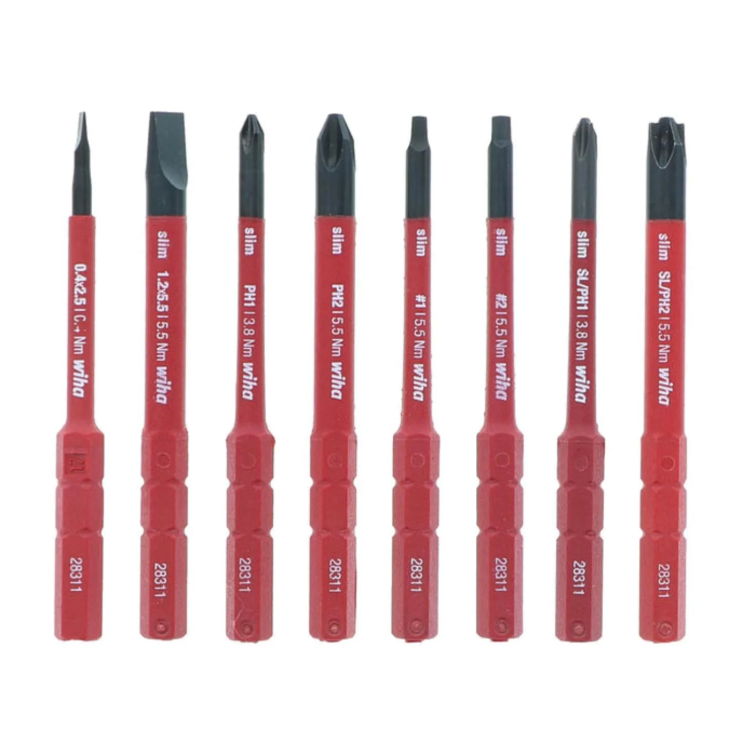 Wiha 28789 11-Piece Insulated TorqueControl SlimLine Set