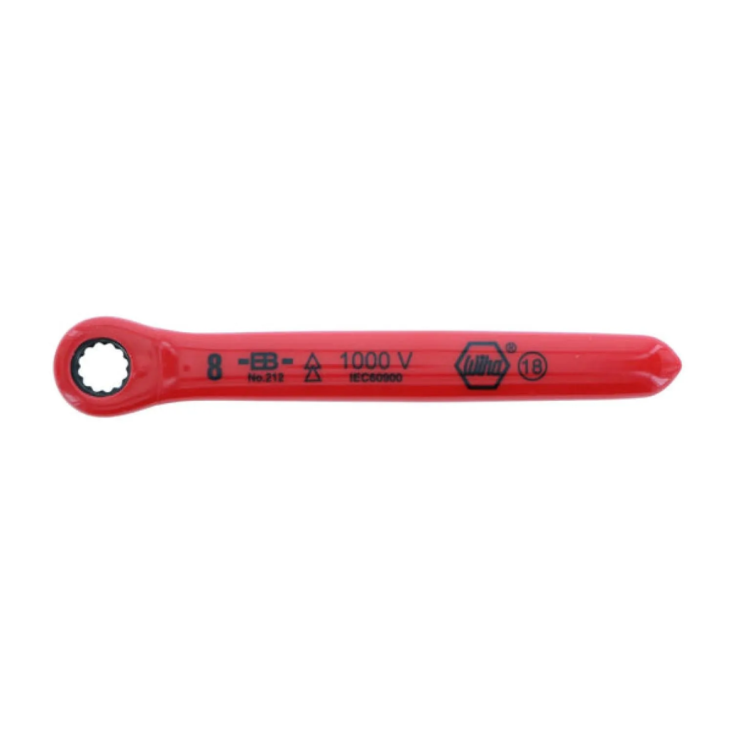 Wiha Tools 21208 Insulated Ratchet Wrench 8 mm