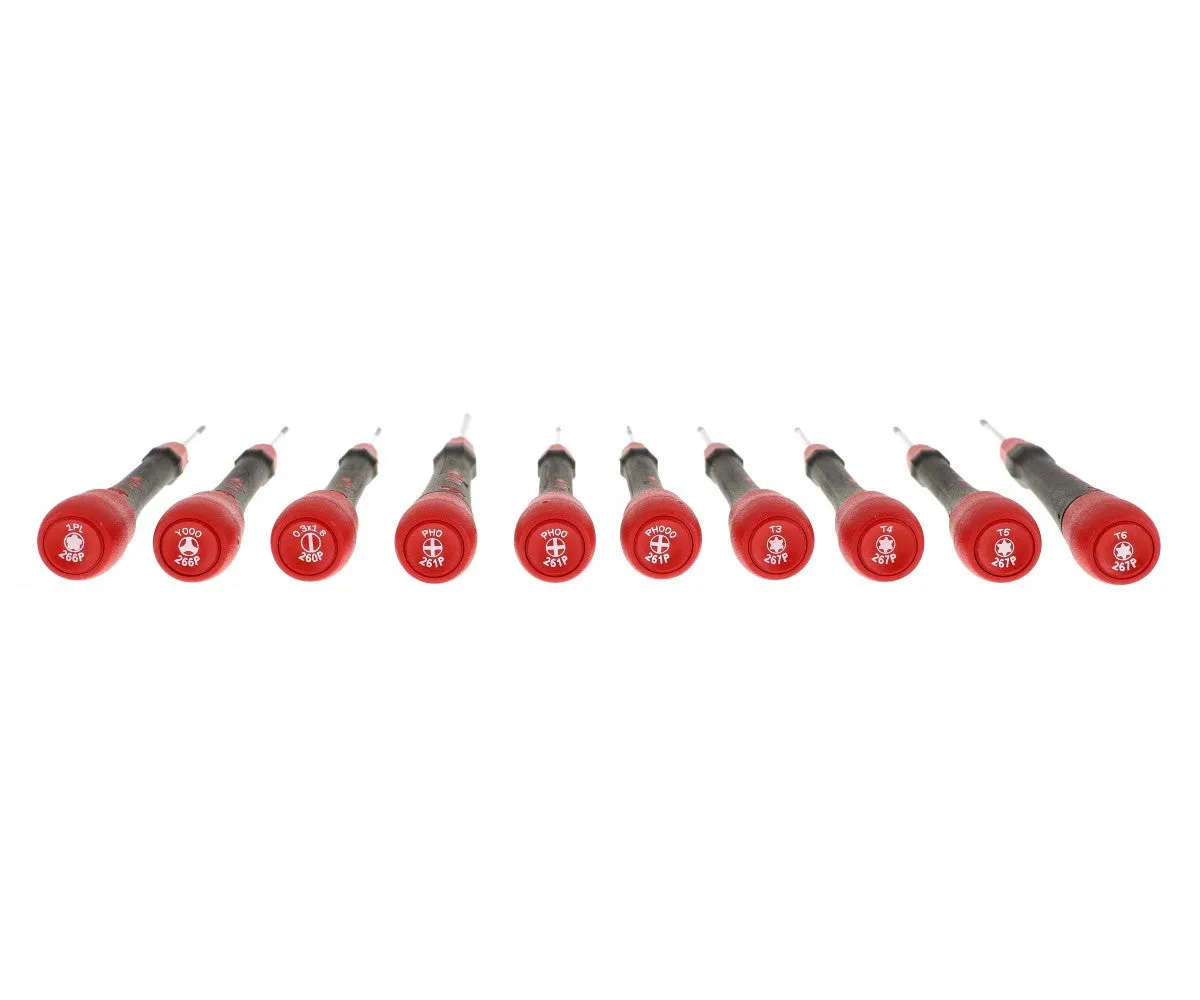 Wiha Tools 26198 PicoFinish Precision Screwdrivers Phone Repair Set, 11 Pc.