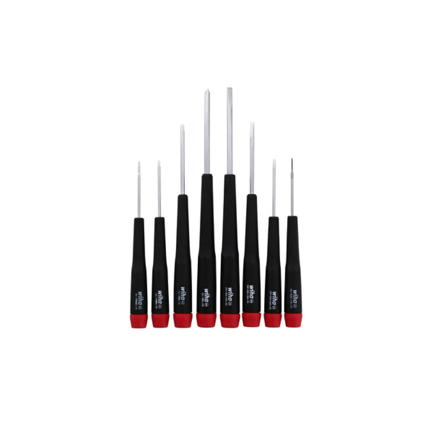 Wiha Tools 26199 8 Piece Precision Slotted and Phillips Screwdriver Set