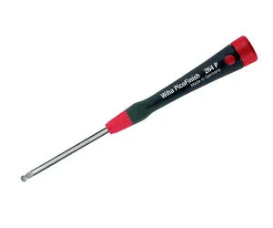 Wiha Tools 26447 PicoFinish Precision Ball End Hex Screwdriver, 2.5 mm x 60 mm