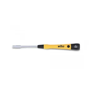 Wiha Tools 27784 ESD Safe PicoFinish Precision Screwdriver - Nutdriver 3.5mm x 60mm
