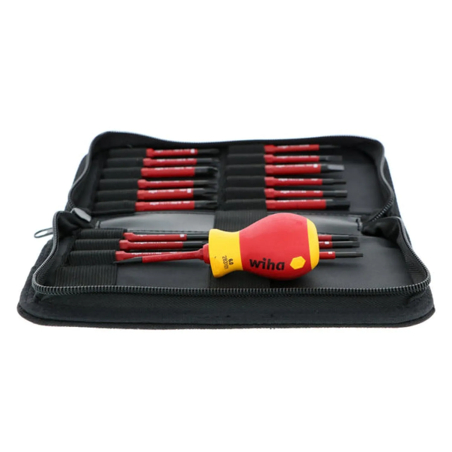 Wiha Tools 28396 Insulated Stubby Holder SlimLine Blade 20 Piece Set