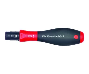 Wiha Tools 28412 Adjustable TorqueVario, 10 - 50 In/Lbs & 1/4" Bit Adapter