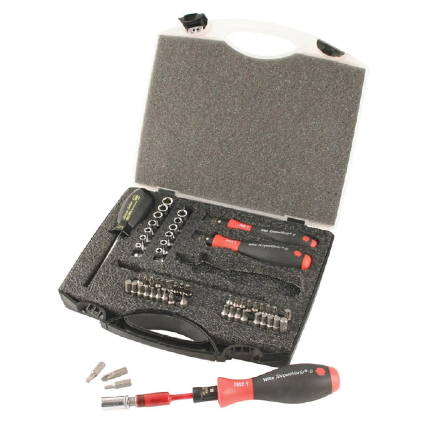 Wiha Tools 28589 Torque Handles and Bits Box Set, 59 Piece