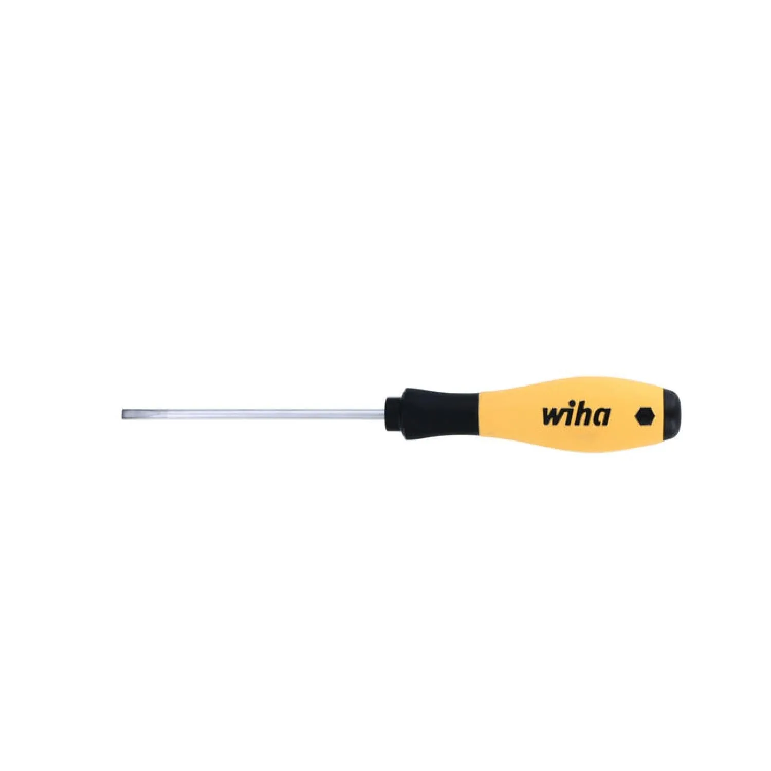 Wiha Tools 30244 ESD SoftFinish Slotted Screwdriver, 4.0 mm x 100 mm