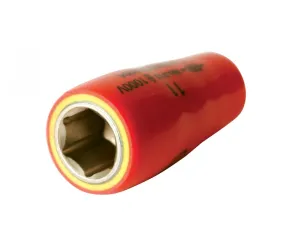 Wiha Tools 31341 Insulated Socket, 1/4" Drive, 11/32"