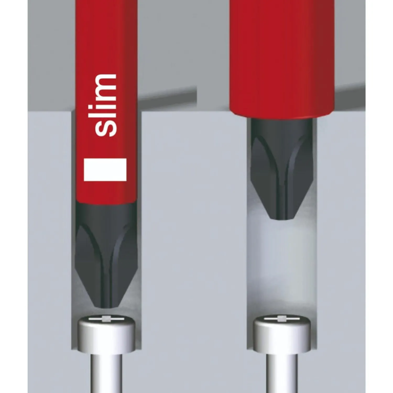 Wiha Tools 32196 6 Piece Insulated SlimLine Screwdriver Set