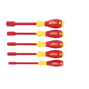 Wiha Tools 32292 Insulated Inch Nut Driver Set, 5 Pc.