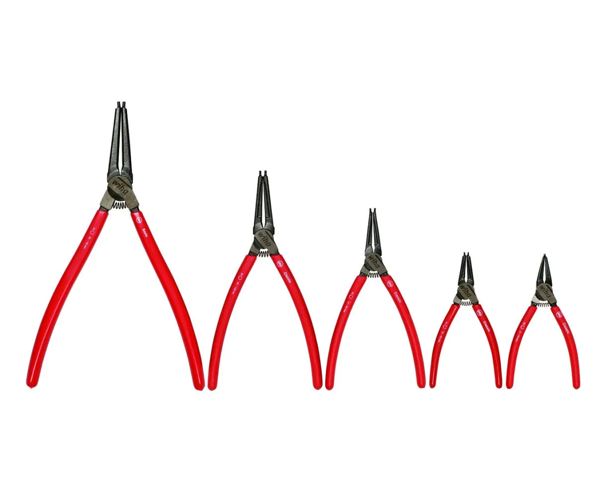 Wiha Tools 32628 Straight External Ring Pliers Set, 5 Pc.