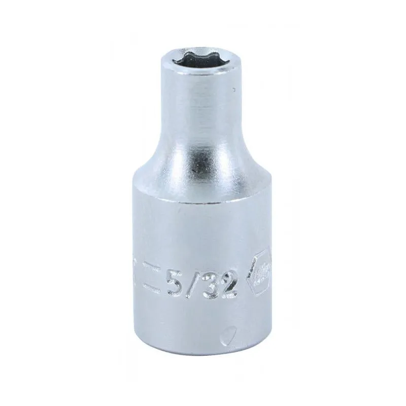 Wiha Tools 33305 1/4 Inch Drive Socket, 6 Point, 5/32 Inch